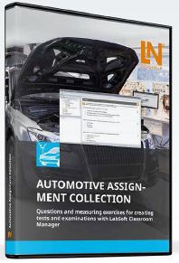 Software database of tests for automotive engineering