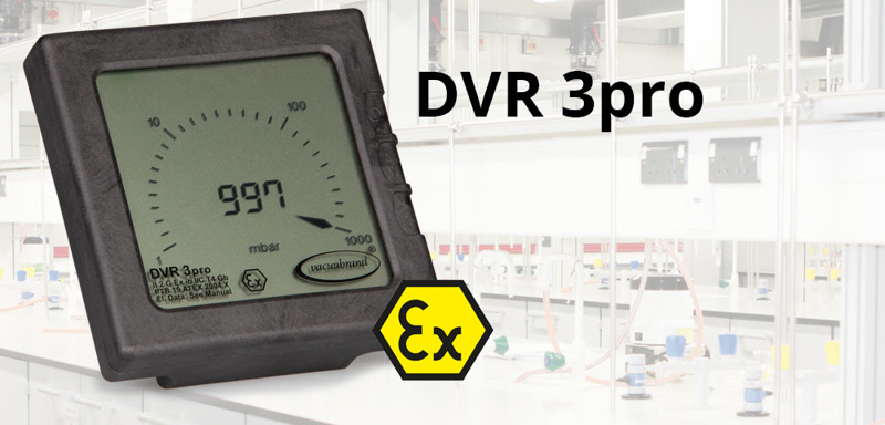 New vacuum gauge DVR 3pro from VACUUBRAND
